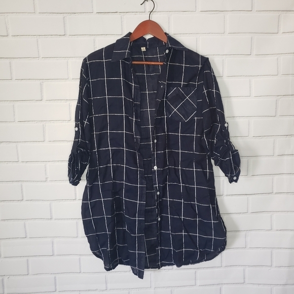Button up shirt dress - Picture 1 of 7